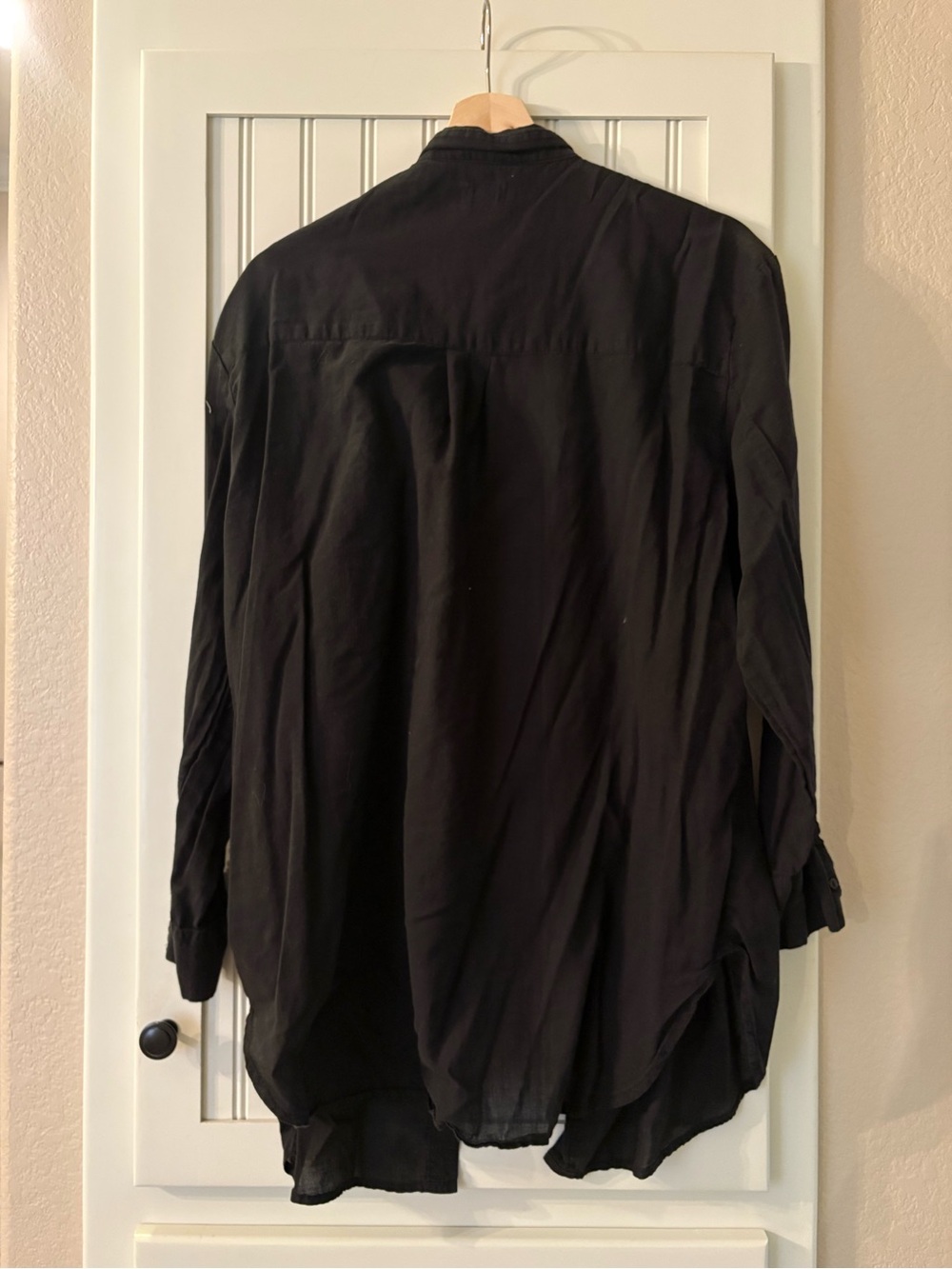 Black Women’s Lightweight Button-Up Jacket by - Picture 3 of 3